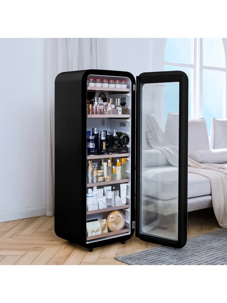 Холодильник для напитков и косметики MEYVEL MD105-Black компрессорный отдельностоящий