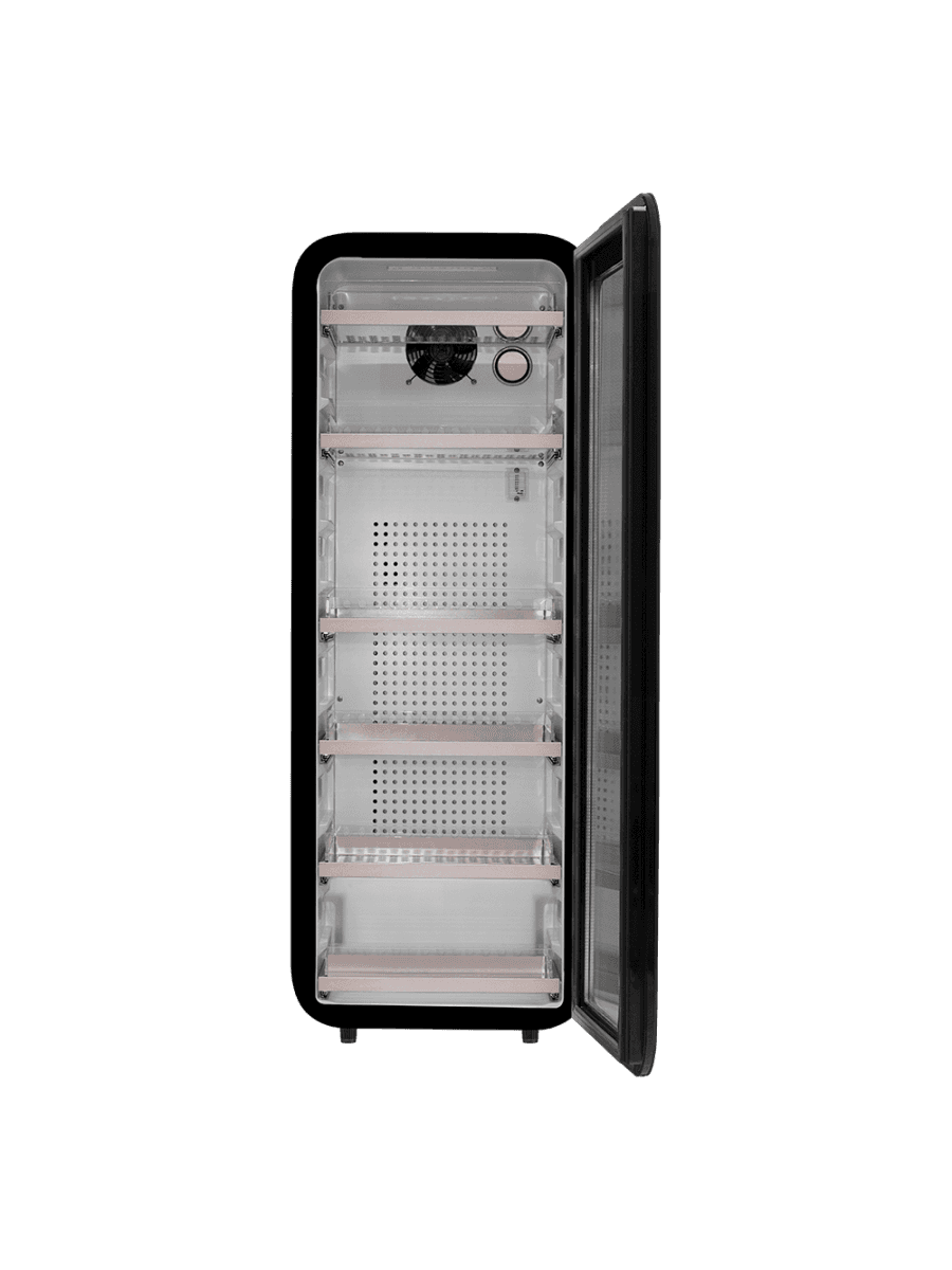 Холодильник для напитков и косметики MEYVEL MD105-Black компрессорный отдельностоящий