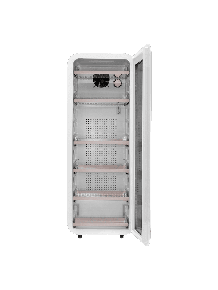 Холодильник для напитков и косметики MEYVEL MD105-White компрессорный отдельностоящий