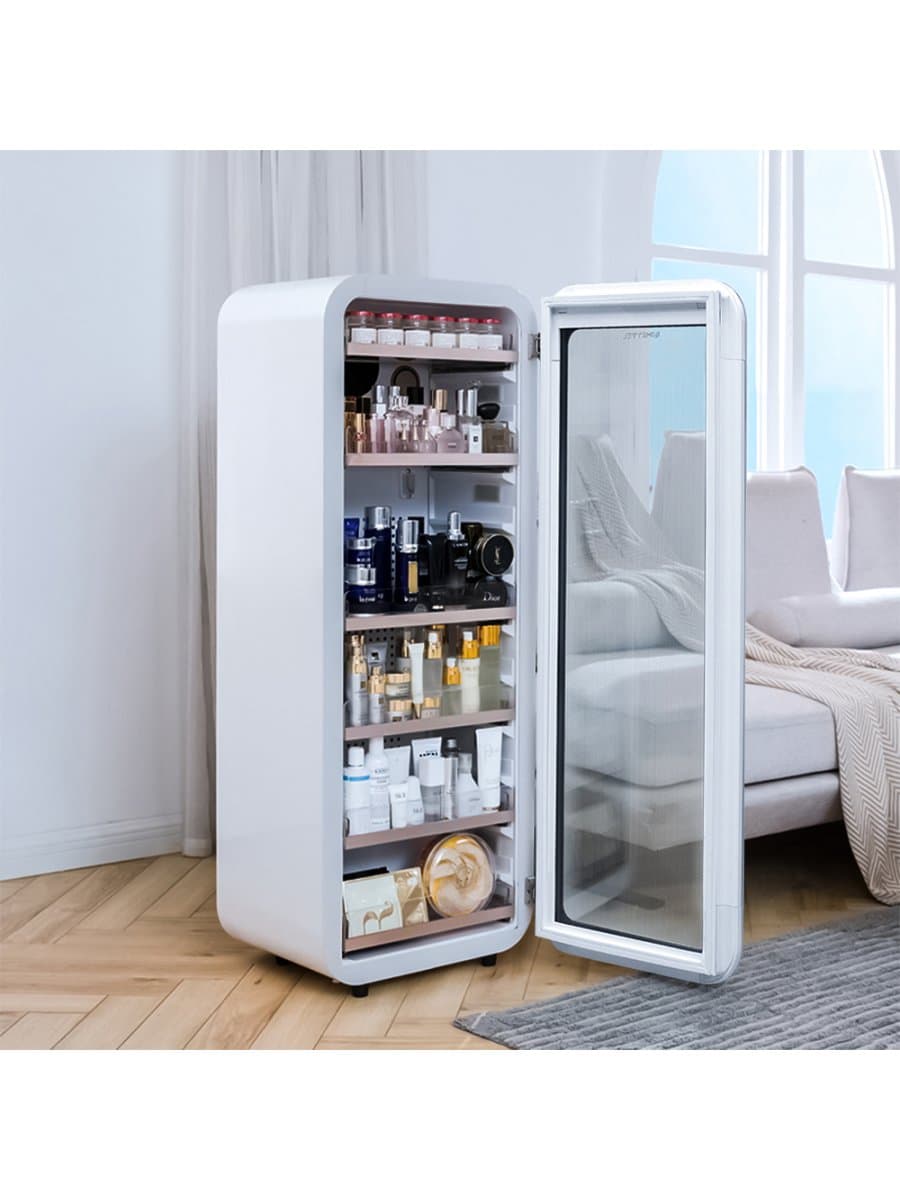Холодильник для напитков и косметики MEYVEL MD105-White компрессорный отдельностоящий