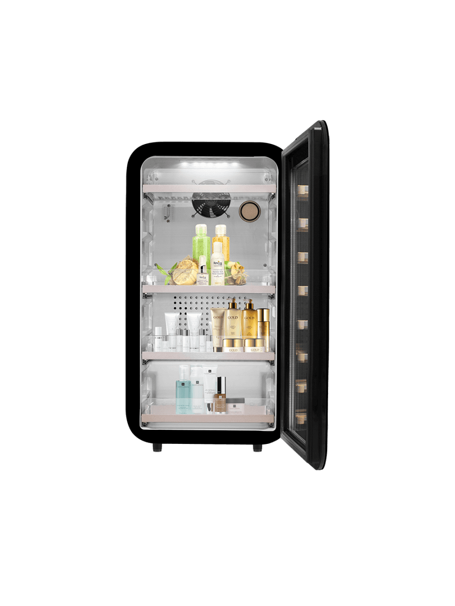 Холодильник для напитков и косметики MEYVEL MD71-Black компрессорный отдельностоящий