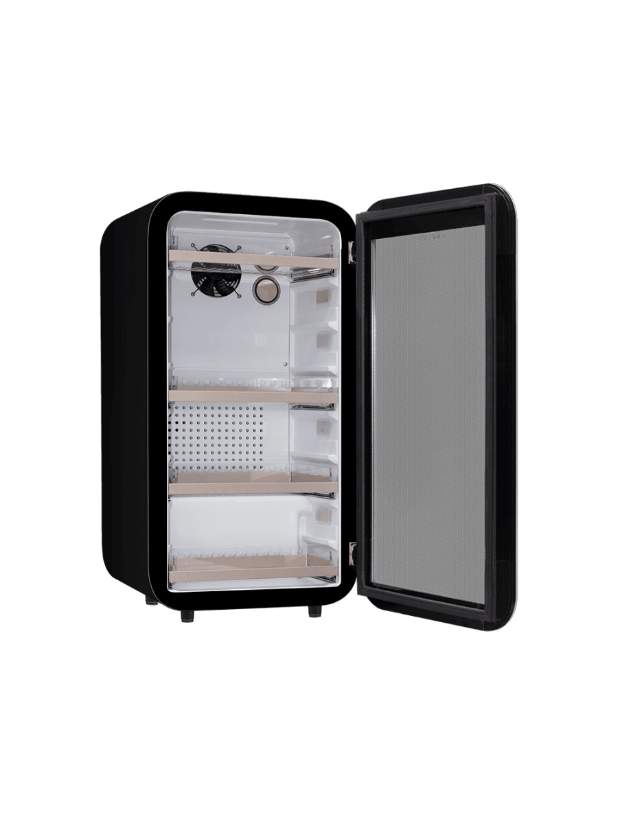 Холодильник для напитков и косметики MEYVEL MD71-Black компрессорный отдельностоящий