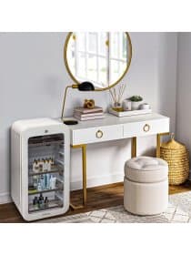 Холодильник для напитков и косметики MEYVEL MD71-White компрессорный отдельностоящий