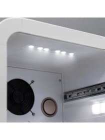 Холодильник для напитков и косметики MEYVEL MD71-White компрессорный отдельностоящий