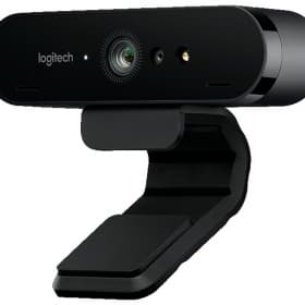 Веб камера Logitech BRIO 4K Pro, Ultra HD, 4096x2160, 90-30fps, RightLight 3, HDR, 90°, 5x Zoom, 2xMicrophone, USB 3.0, Black