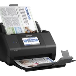Протяжной сканер документов Epson WorkForce ES-580W Wireless (CIS, A4 Color, 600dpi, 35ppm, 70ipm, DADF-100 page, duplex, 30-bit input/ 24-bit output, Wi-Fi, NFC, USB3.0, Black)