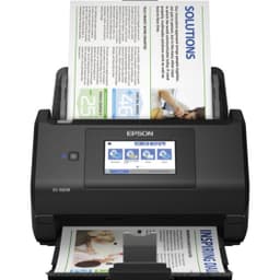 Протяжной сканер документов Epson WorkForce ES-580W Wireless (CIS, A4 Color, 600dpi, 35ppm, 70ipm, DADF-100 page, duplex, 30-bit input/ 24-bit output, Wi-Fi, NFC, USB3.0, Black)