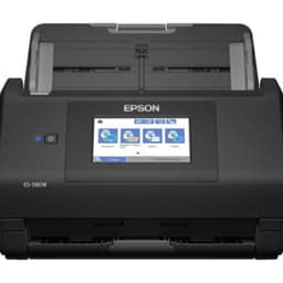 Протяжной сканер документов Epson WorkForce ES-580W Wireless (CIS, A4 Color, 600dpi, 35ppm, 70ipm, DADF-100 page, duplex, 30-bit input/ 24-bit output, Wi-Fi, NFC, USB3.0, Black)