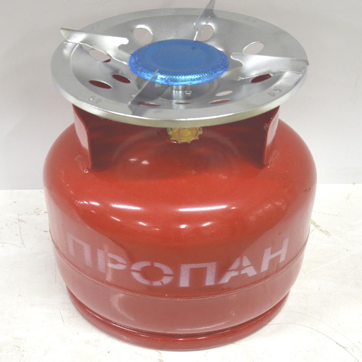 Туристическая газовая плита "Кемпинг 12" с газовым баллоном 12 литров