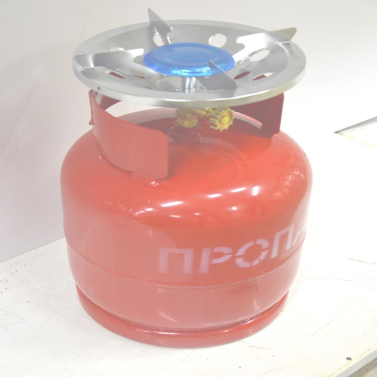 Туристическая газовая плита "Кемпинг 12" с газовым баллоном 12 литров