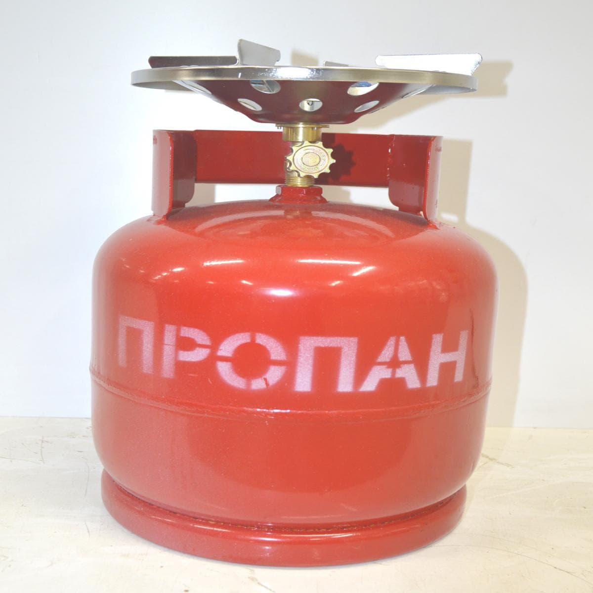 Туристическая газовая плита "Кемпинг 12" с газовым баллоном 12 литров