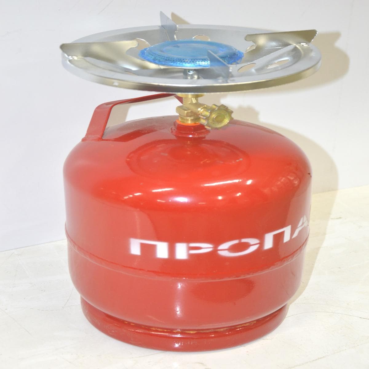 Туристическая газовая плита "Кемпинг 8" с газовым баллоном 8,4 литров