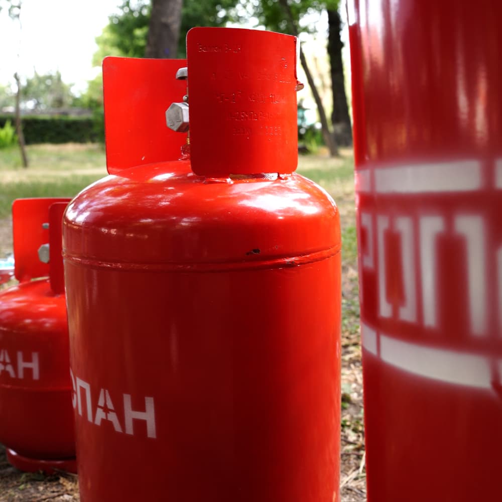 Баллон газовый стальной стандарт 27 литров для СУГ