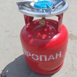 Туристическая газовая плита "Кемпинг 12" с газовым баллоном 12 литров