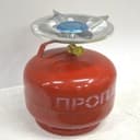 Туристическая газовая плита "Кемпинг 9" с газовым баллоном 9,6 литров