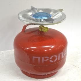 Туристическая газовая плита "Кемпинг 9" с газовым баллоном 9,6 литров