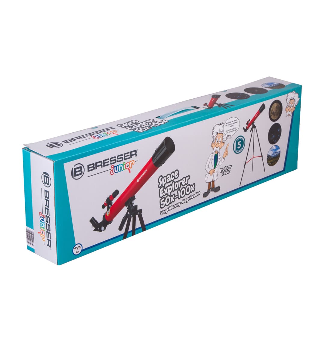 Телескоп Bresser Junior Space Explorer 45/600 AZ, красный