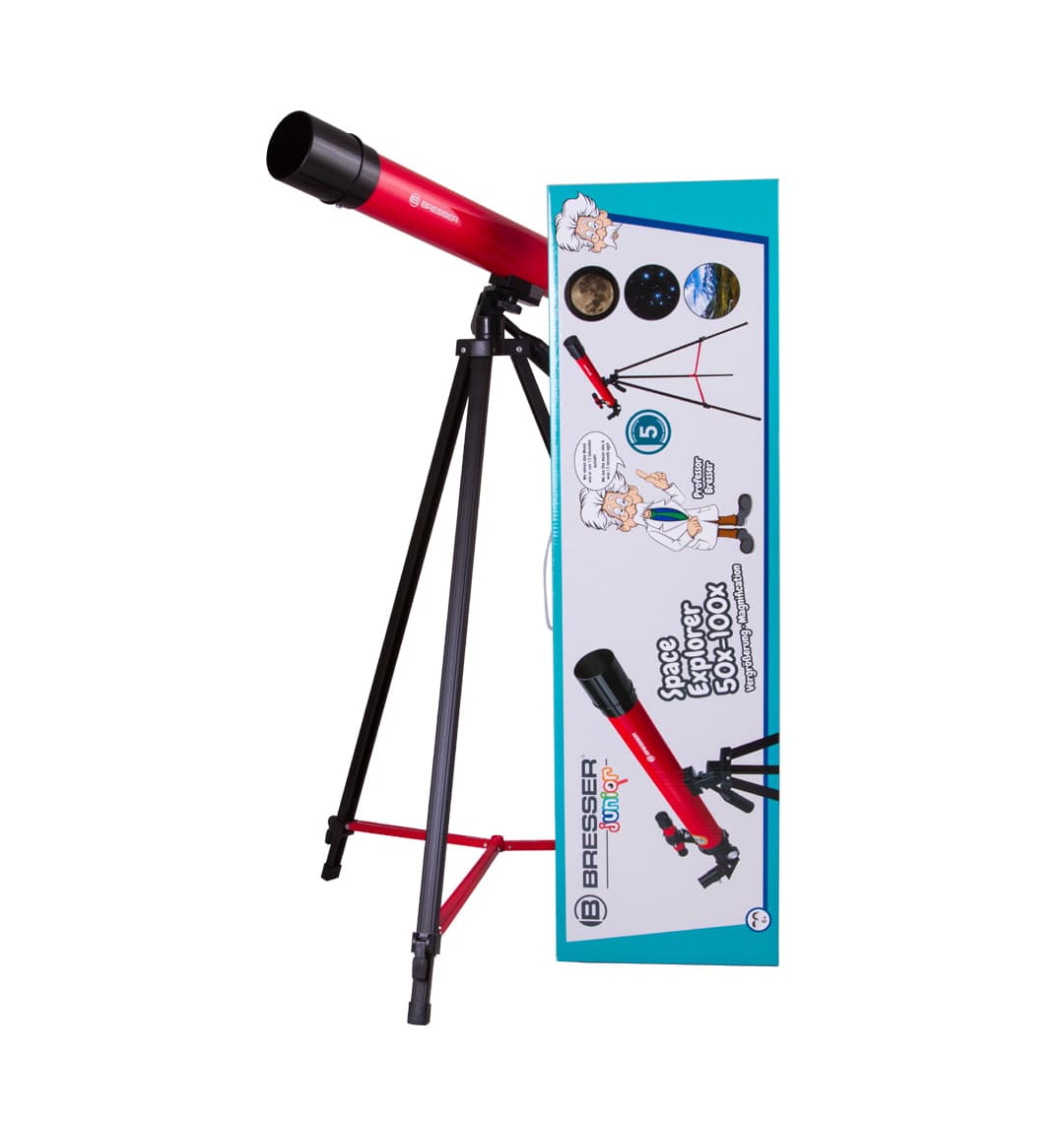 Телескоп Bresser Junior Space Explorer 45/600 AZ, красный
