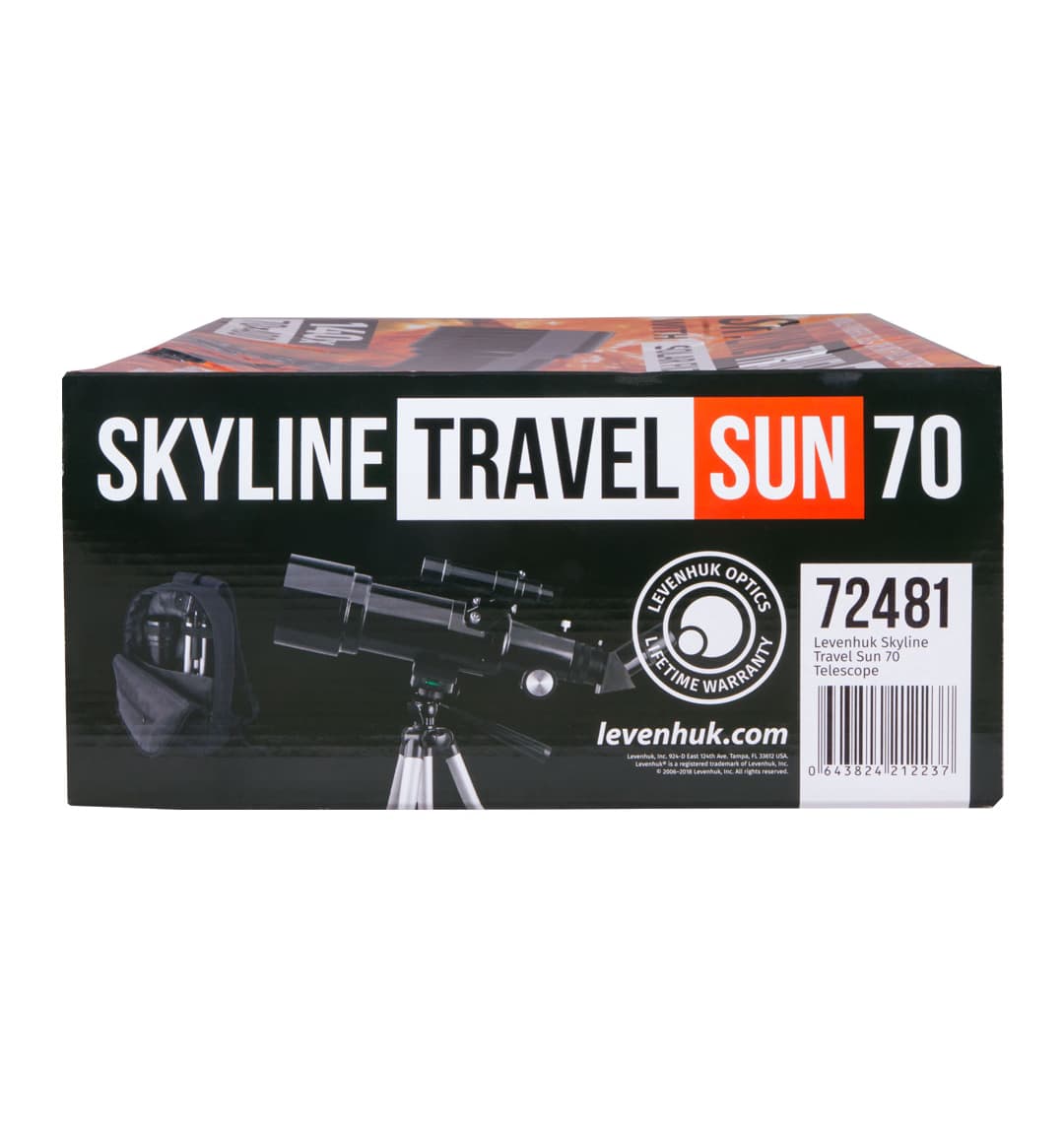 Телескоп Levenhuk Skyline Travel Sun 70