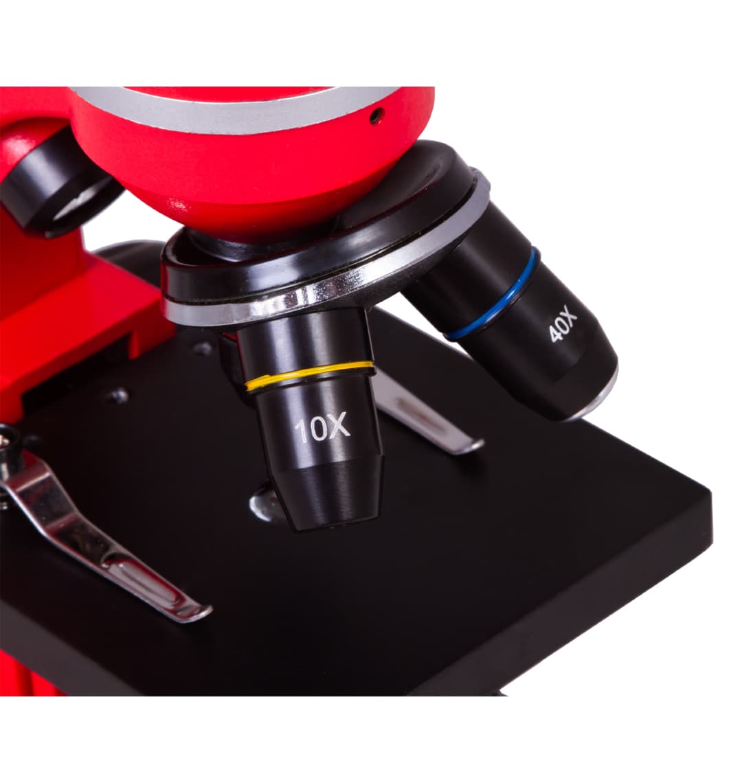 Микроскоп Bresser Junior Biolux SEL 40–1600x, красный