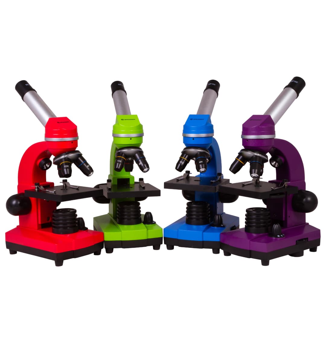 Микроскоп Bresser Junior Biolux SEL 40–1600x, красный