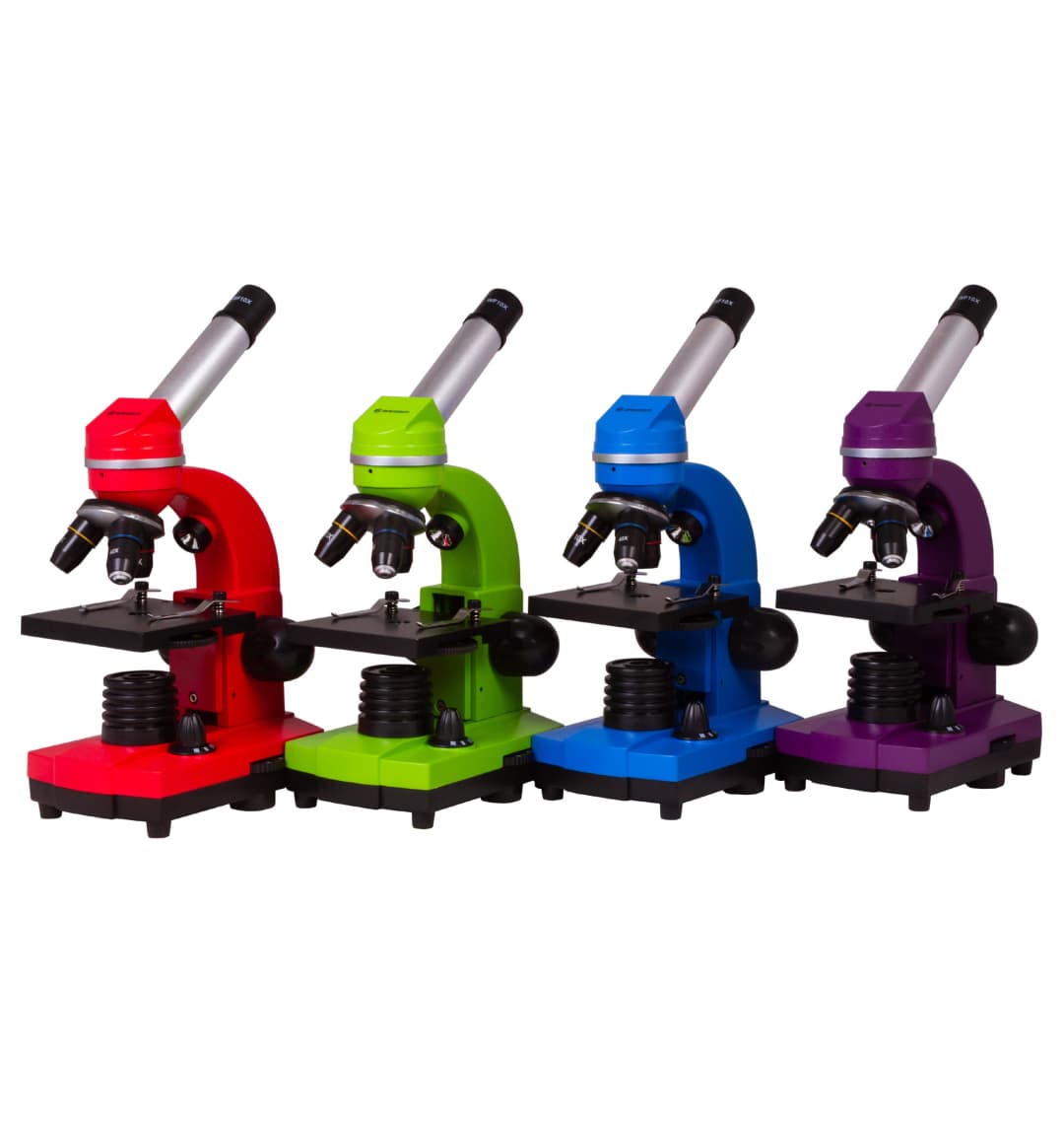 Микроскоп Bresser Junior Biolux SEL 40–1600x, красный