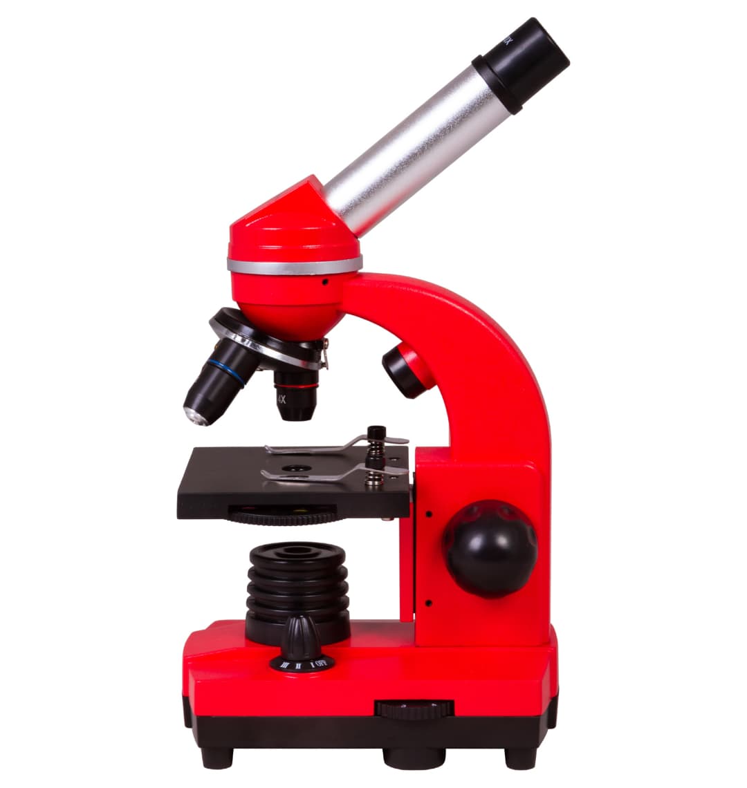 Микроскоп Bresser Junior Biolux SEL 40–1600x, красный