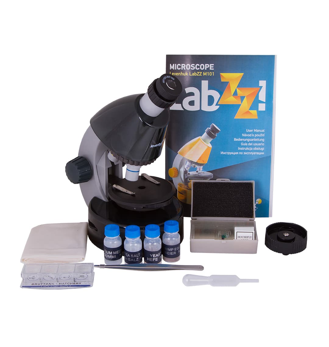 Микроскоп Levenhuk LabZZ M101 Moonstone\\Лунный камень