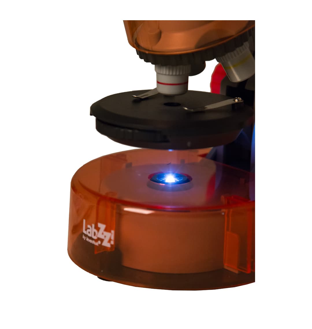 Микроскоп Levenhuk LabZZ M101 Orange\\Апельсин