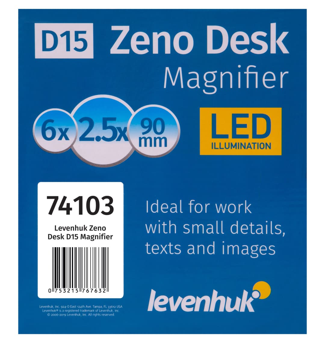 Лупа настольная Levenhuk Zeno Desk D15