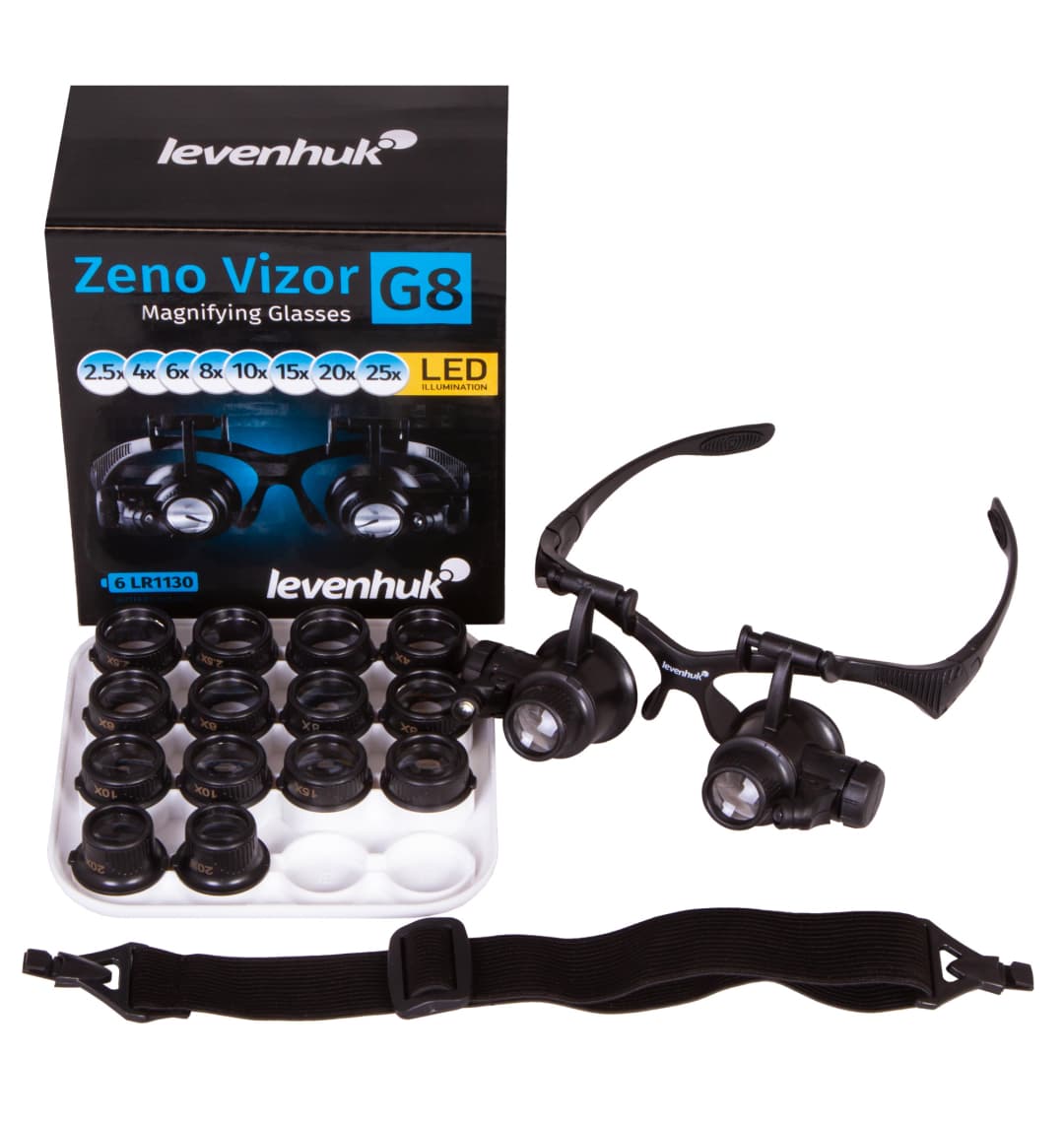 Лупа-очки Levenhuk Zeno Vizor G8