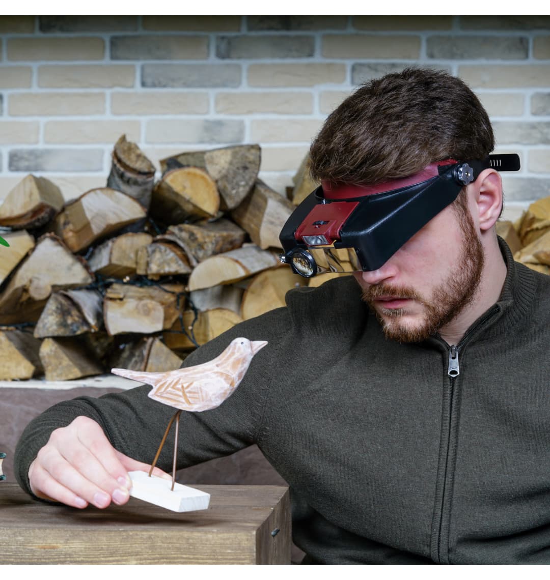 Лупа налобная Levenhuk Zeno Vizor H2