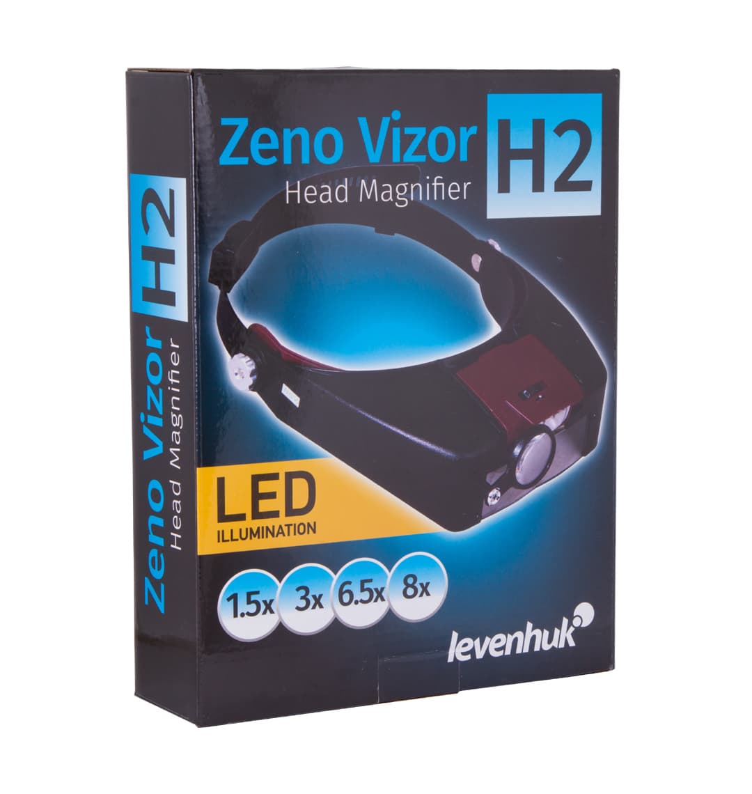 Лупа налобная Levenhuk Zeno Vizor H2