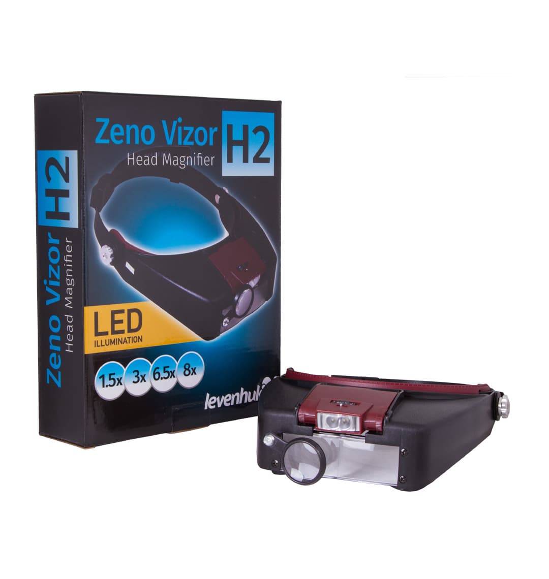 Лупа налобная Levenhuk Zeno Vizor H2