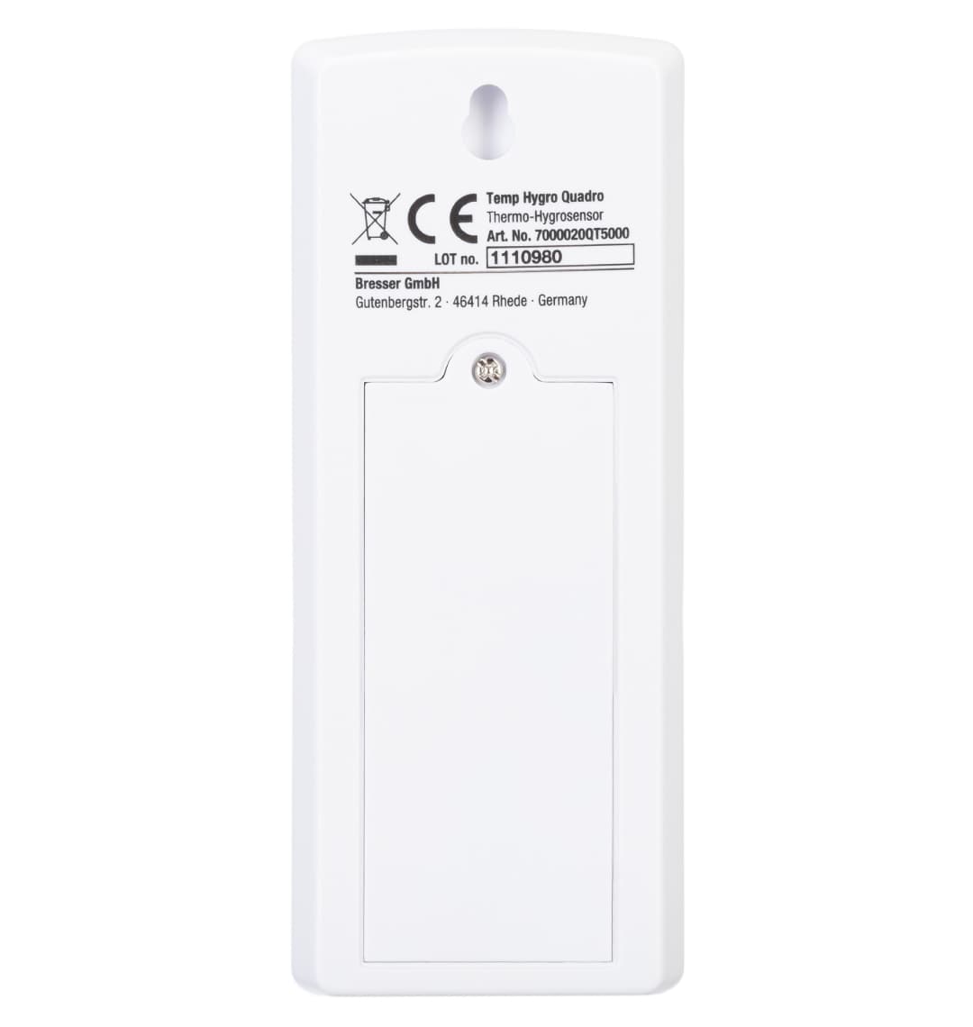 Метеостанция Bresser Temeo Hygro Quadro, серая