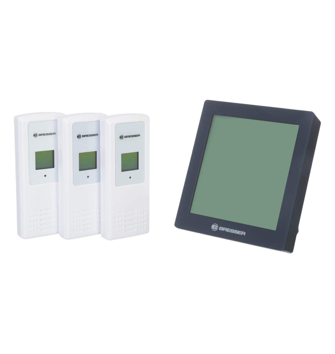 Метеостанция Bresser Temeo Hygro Quadro, серая