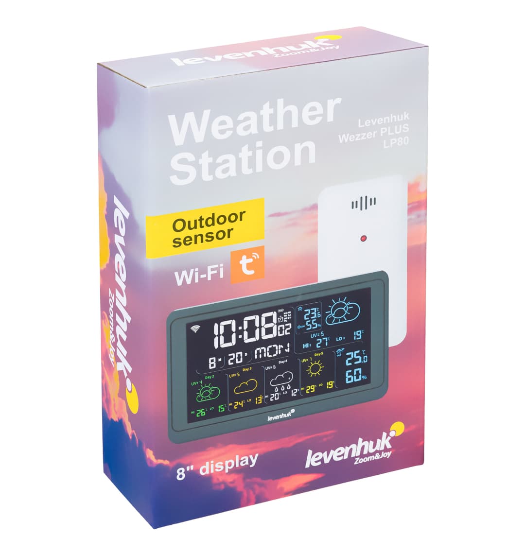 Метеостанция Levenhuk Wezzer PLUS LP80
