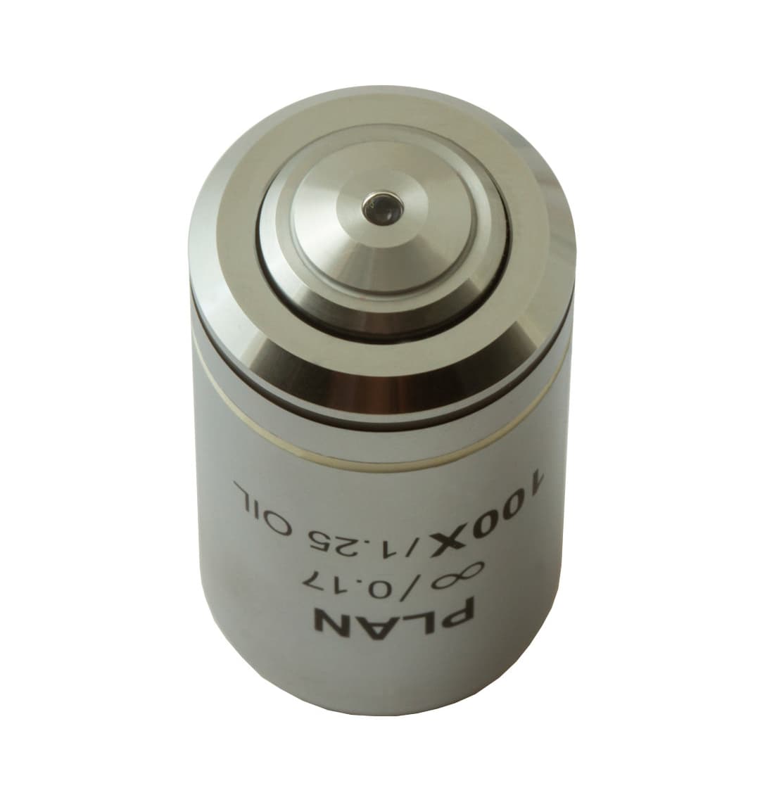 Объектив планахроматический Levenhuk MED 100x/беск