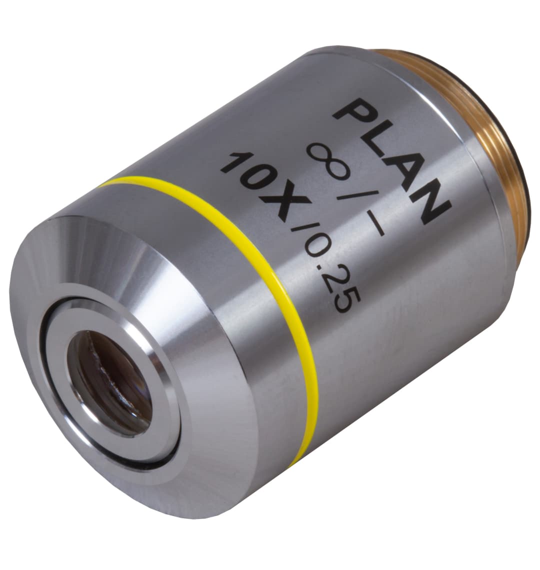 Объектив планахроматический Levenhuk MED 10x/беск