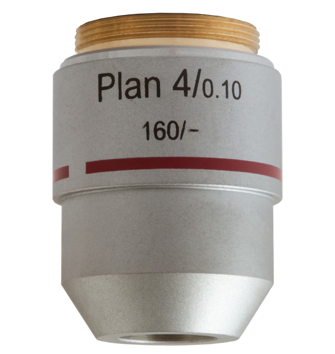 Объектив планахроматический Levenhuk MED 4x