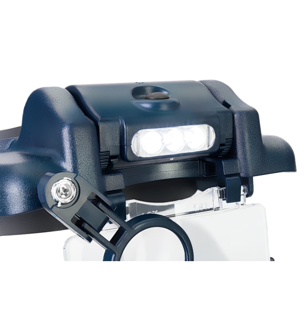 Лупа налобная с аккумулятором Discovery Crafts DHR 10