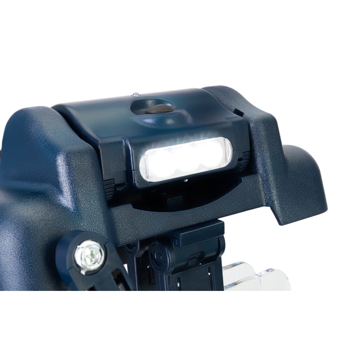 Лупа налобная с аккумулятором Levenhuk Discovery Crafts DHR 20