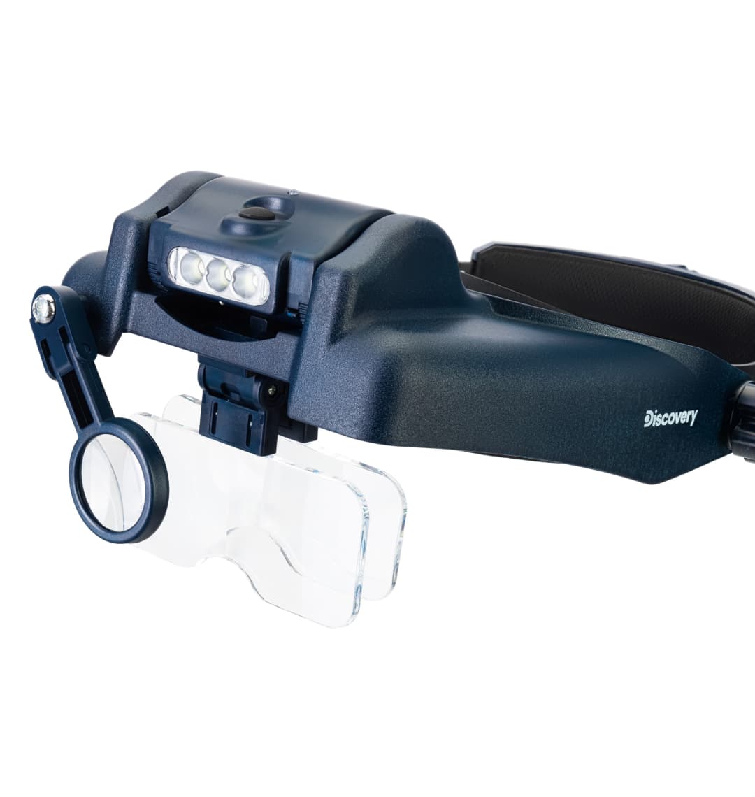 Лупа налобная с аккумулятором Levenhuk Discovery Crafts DHR 20