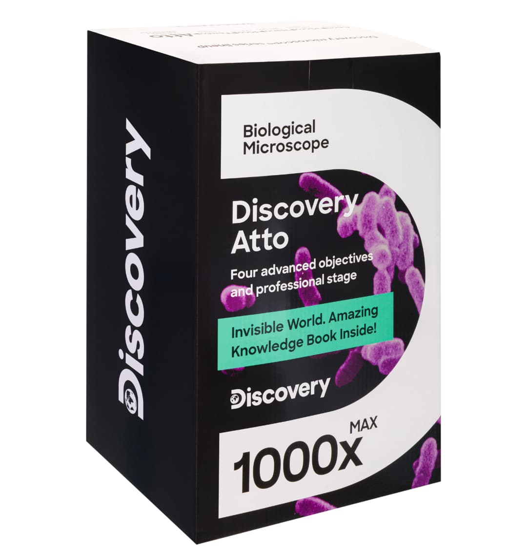Микроскоп Levenhuk Discovery Atto Polar с книгой