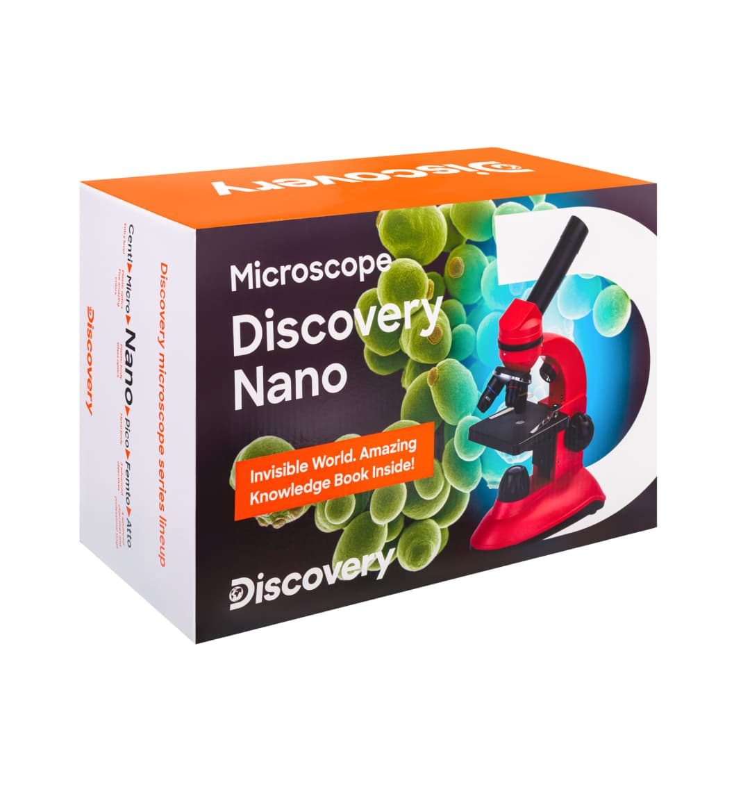 Микроскоп Levenhuk Discovery Nano Gravity с книгой