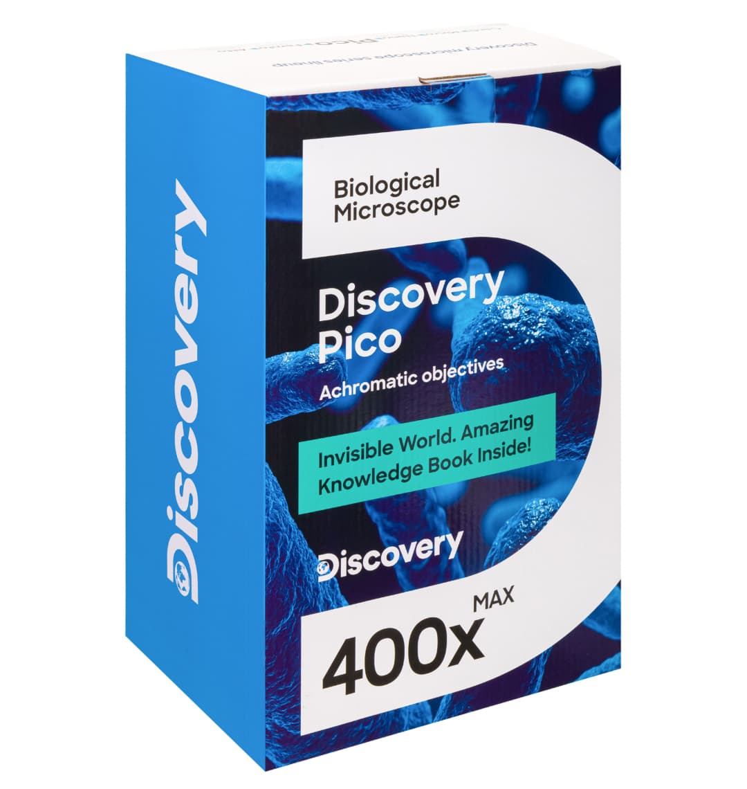 Микроскоп Levenhuk Discovery Pico Terra с книгой