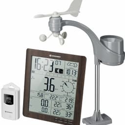 Метеостанция Bresser ClimaTemp XXL в корпусе под дерево