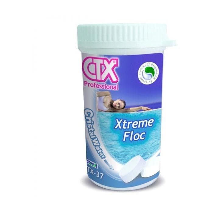 Флокулянт высококонцентрированный CTX 37 Xtreme floc в таблетках 20 гр., двойного действия фасовка 1 кг/л