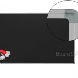 Доска черная магнитно-меловая 30 Ч1-150 h=120