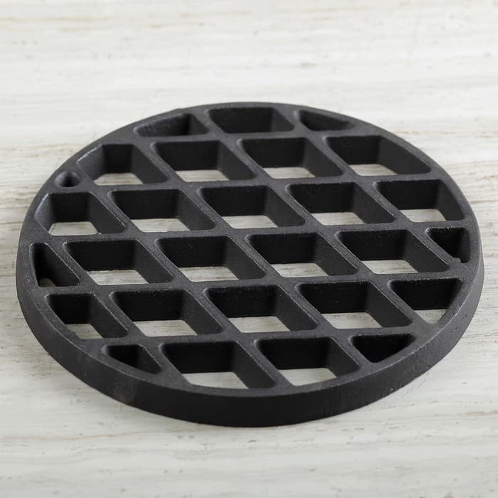 Решетка для стейков d 210 мм с матовым керамическим покрытием Толщина стенки - 2 см Диаметр - 21 см